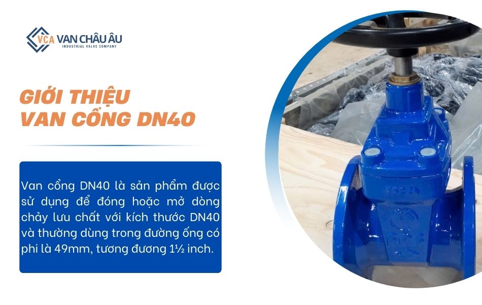 van cổng dn40 là gì