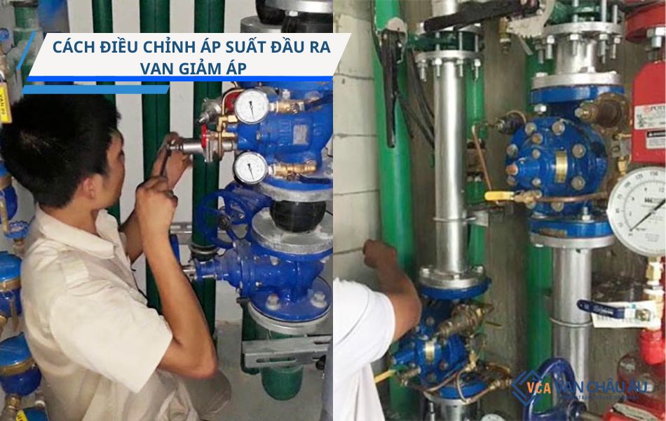 Các bước điều chỉnh áp suất đầu ra của van đơn giản