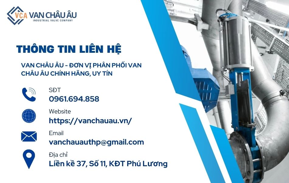 Địa chỉ mua van khí nén chất lượng, giá tốt tại Van Châu Âu