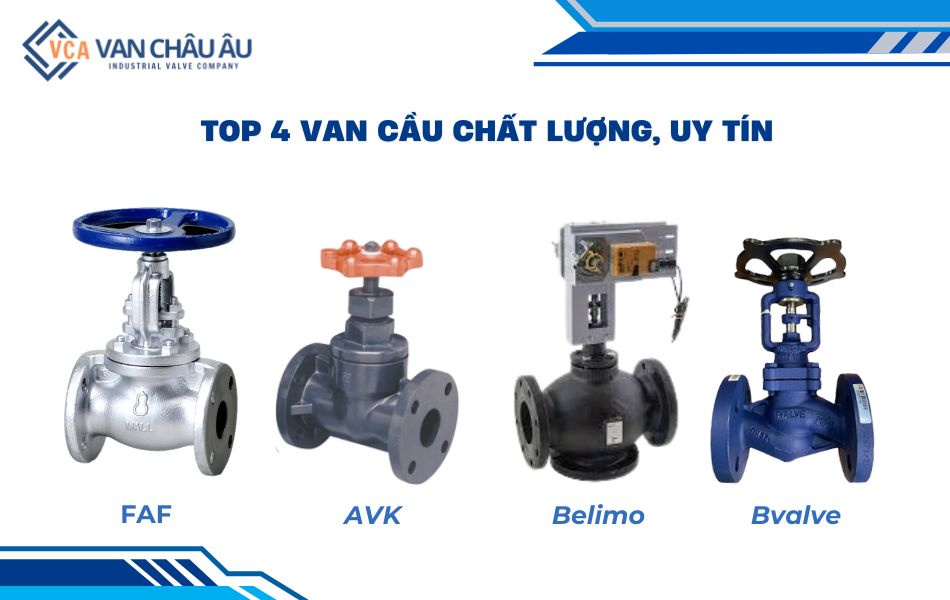 Top 4 loại van cầu chất lượng nên chọn hiện nay