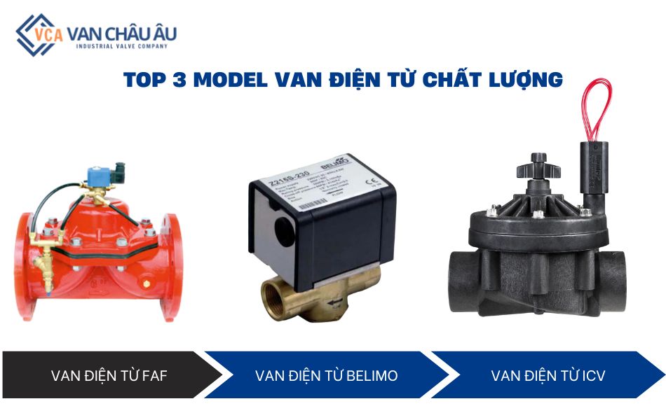 Tổng hợp các mẫu van điện từ chất lượng, cao cấp