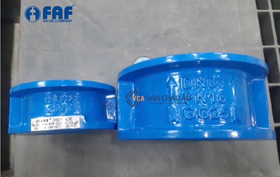 Ứng dụng của van 1 chiều cánh bướm FAF 2350