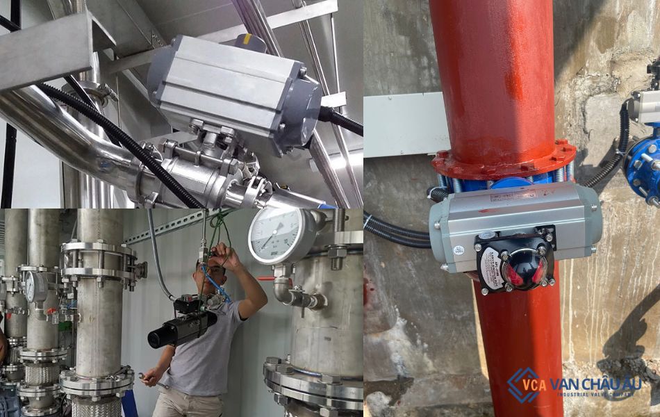 Van khí nén được ứng dụng rộng rãi trong công nghiệp