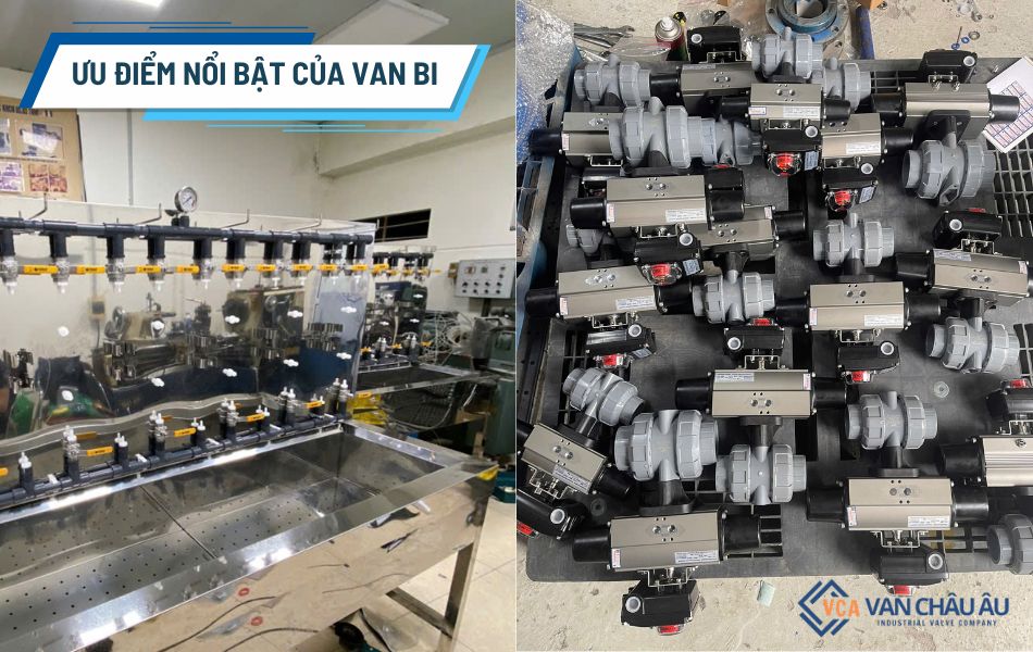 Những tính năng ưu việt của van bi