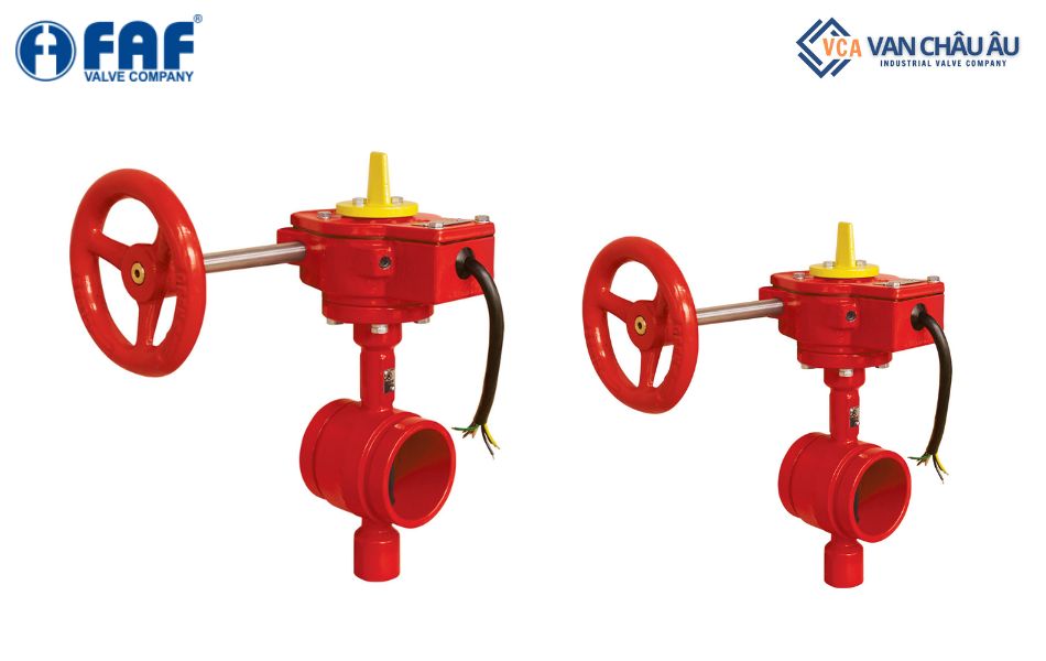 Van bướm kèm công tắc giám sát có rãnh cuối FAF 3599