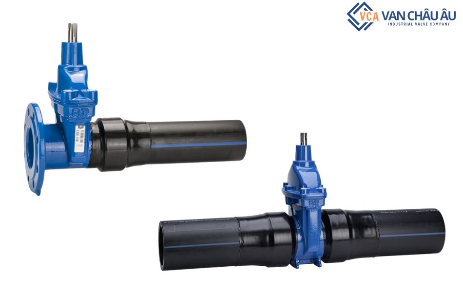 Van cổng AVK đầu ống PE