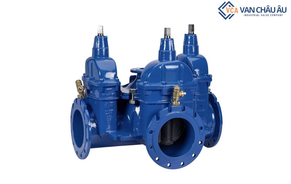 Van cổng AVK mặt bích 3 cửa