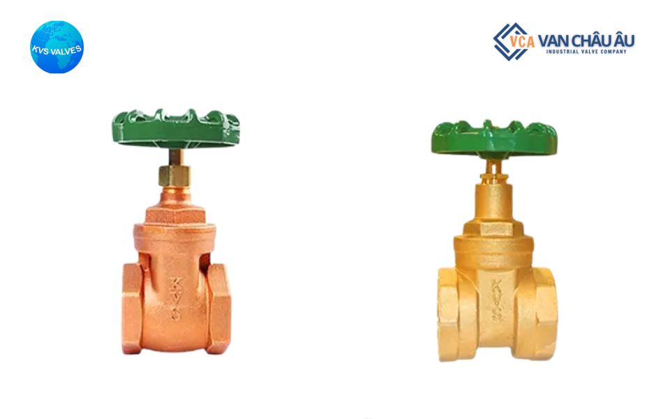 Van cửa đồng KVS nối ren PN16