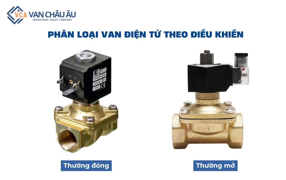 Phân loại van điện từ dựa vào chức năng điều khiển