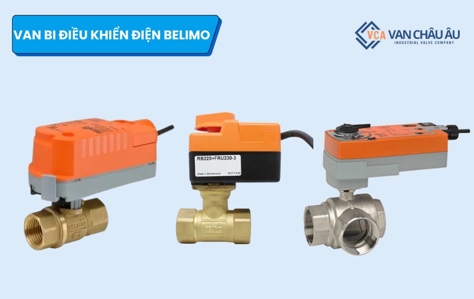 Van bi điều khiển điện Belimo từ xa thông minh