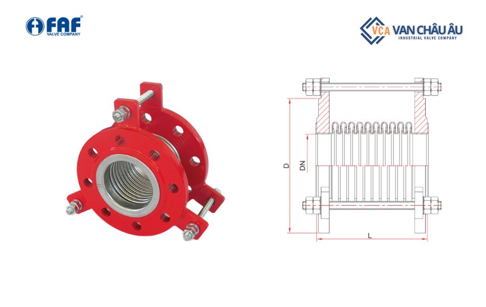Khớp nối chống rung FAF 5500 Thổ Nhĩ Kỳ