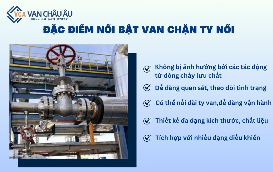 đặc điểm van cổng ty nổi