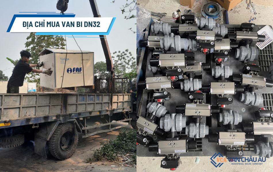địa chỉ mua van bi dn32 chính hãng