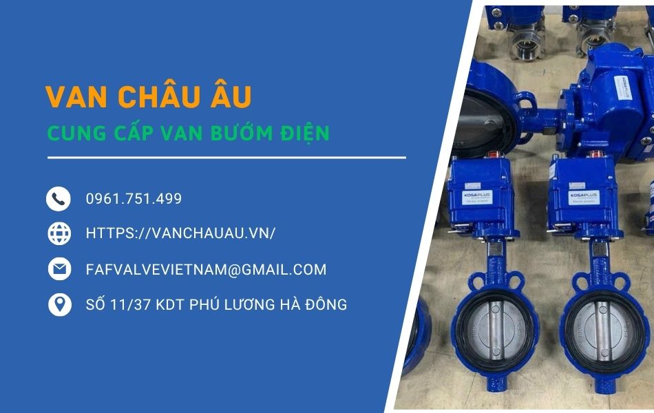 địa chỉ mua van bướm điều khiển điện