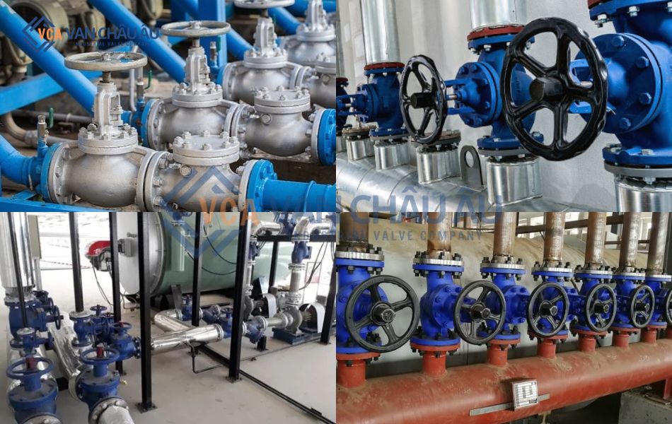 ứng dụng van cầu hơi