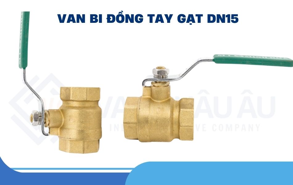 Van bi đồng DN15 tay gạt 