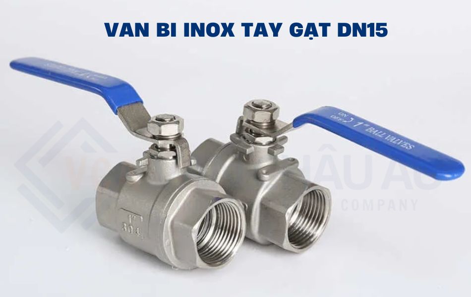 Van bi inox DN15 tay gạt 