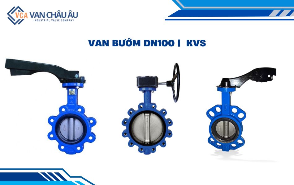 van bướm dn100 hãng kvs