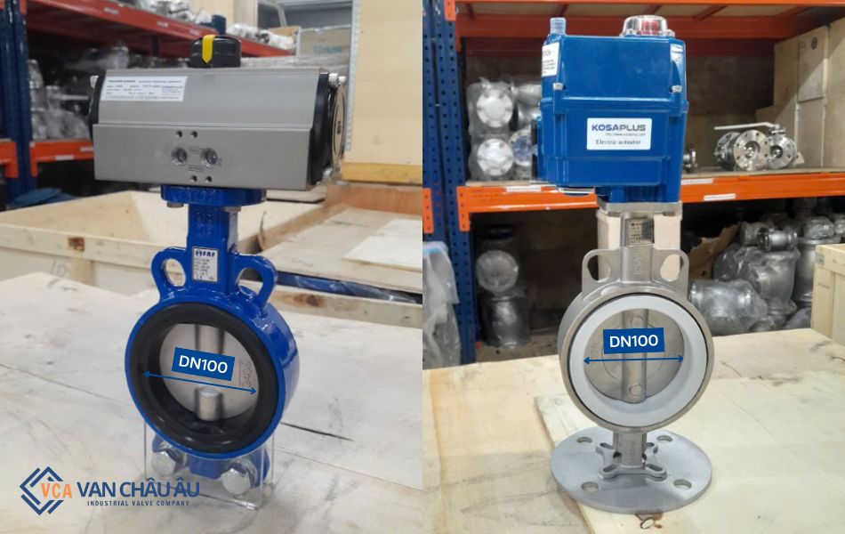 van bướm dn100 phi 114