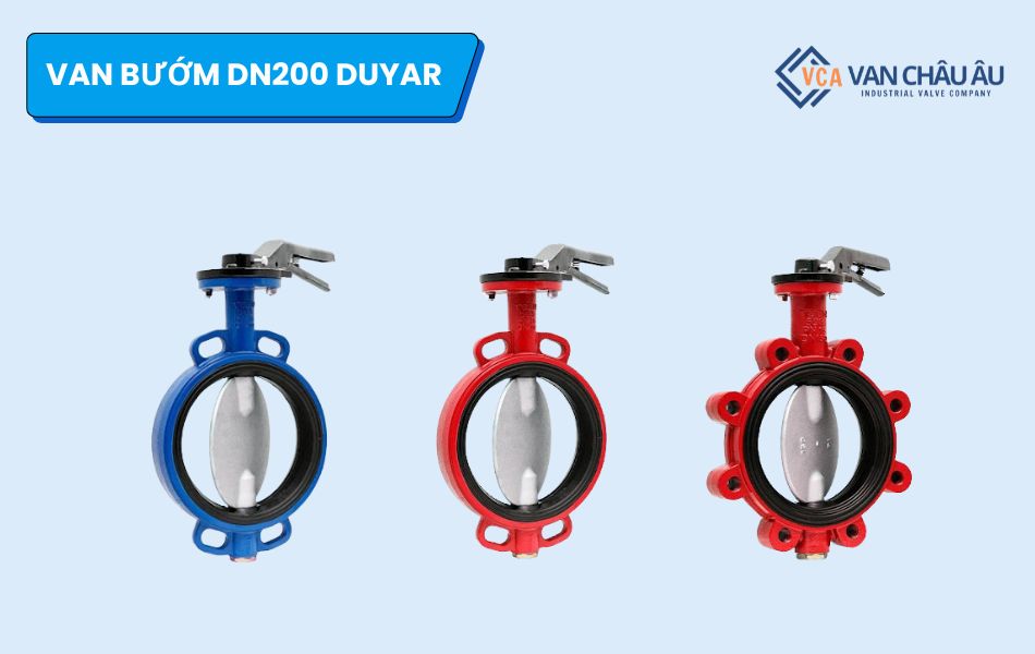 van bướm dn200 thương hiệu duyar