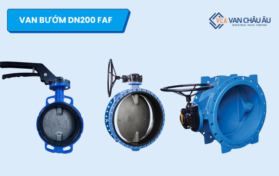 van bướm dn200 thương hiệu faf