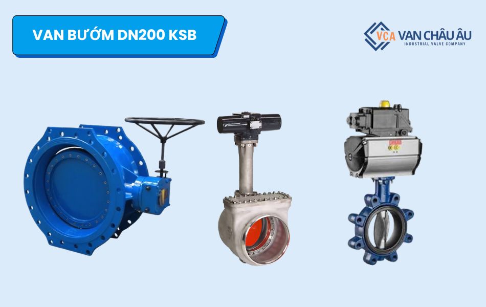 van bướm dn200 thương hiệu ksb