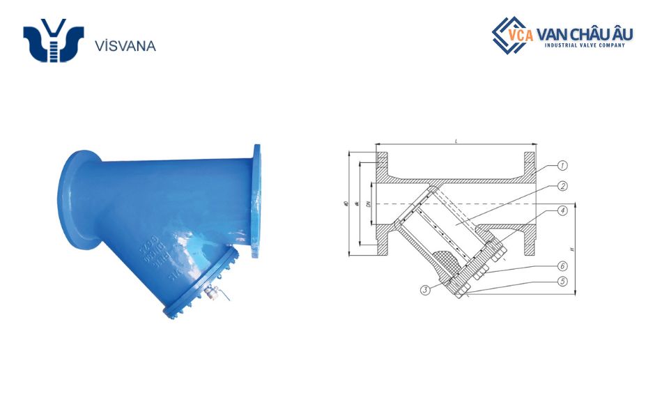 Van y lọc Visvana Model VYPT Thổ Nhĩ Kỳ