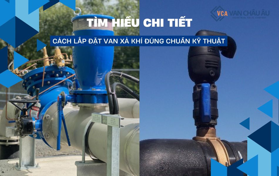 cách lắp đặt van xả khí
