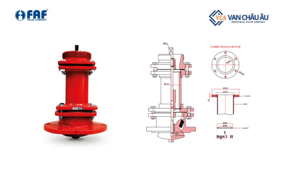 Trụ chữa cháy ngầm FAF 7160 Thổ Nhĩ Kỳ