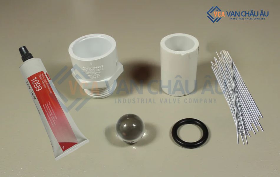 dụng cụ chuẩn bị làm van 1 chiều