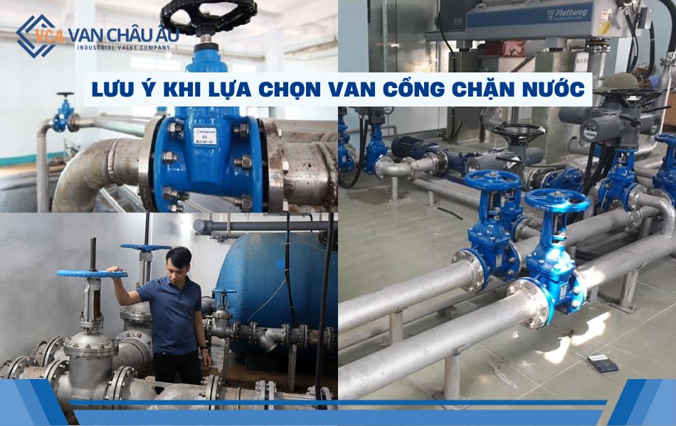 kinh nghiệm mua van cổng chặn nước