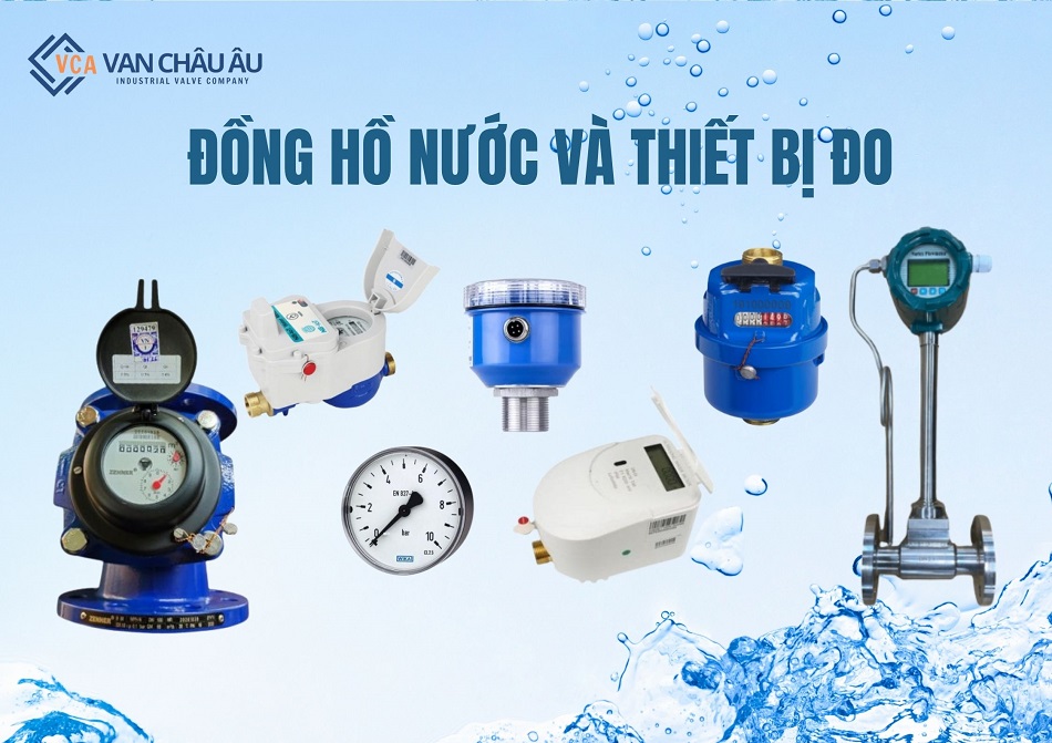 đồng hồ nước và thiết bị đo