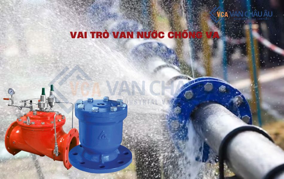 vai trò van chống nước va trong hệ thống