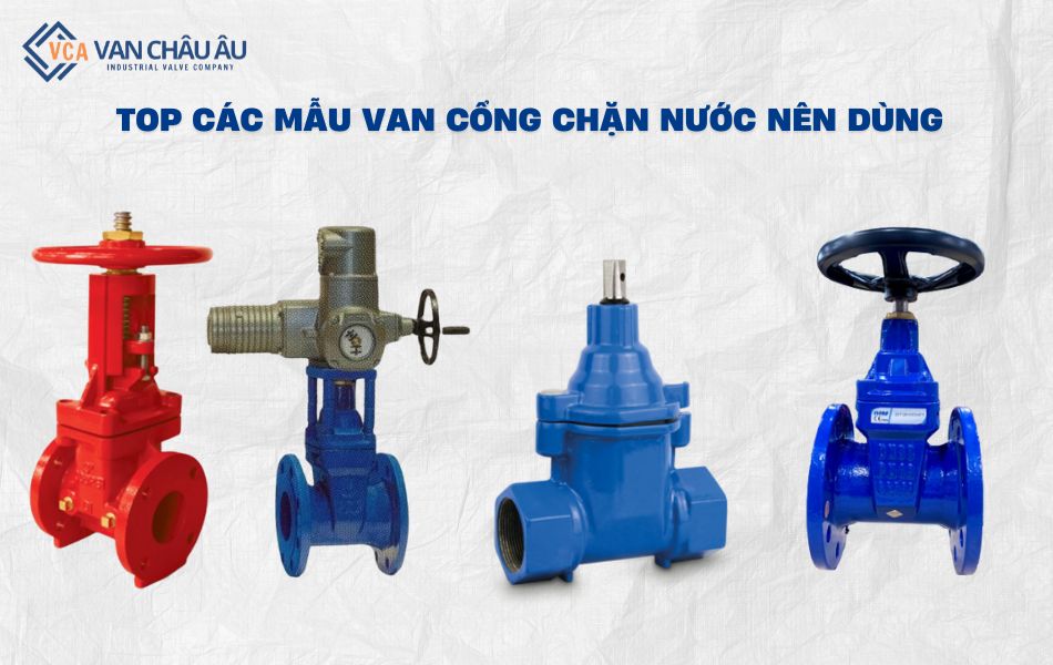 van cổng chặn nước