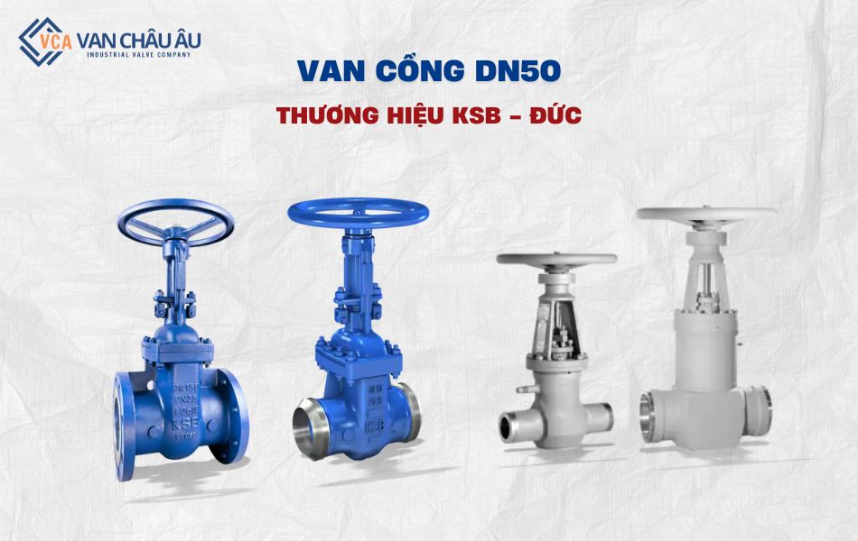 van cổng dn50 thương hiệu ksb
