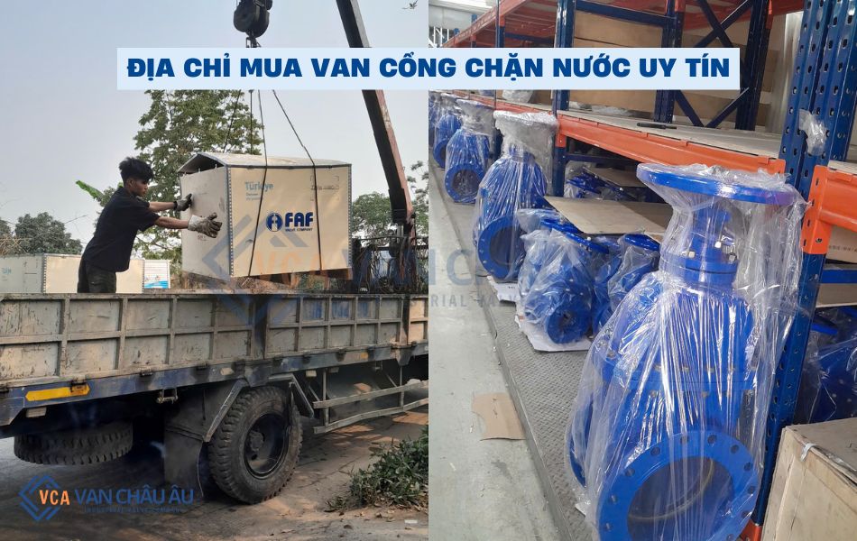 Van Châu Âu phân phối van cổng chặn nước chính hãng