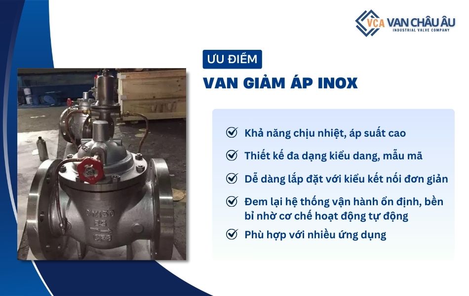 đặc điểm van giảm áp inox