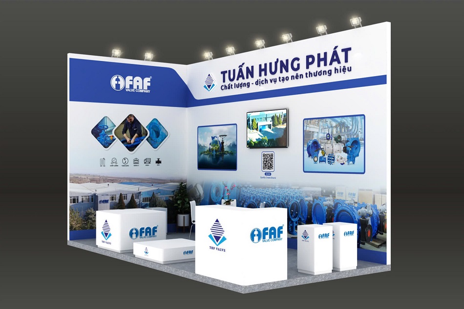 gian hàng tuấn hưng phát tại vietnam water week