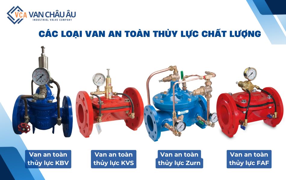 top các loại van an toàn thủy lực nên dùng