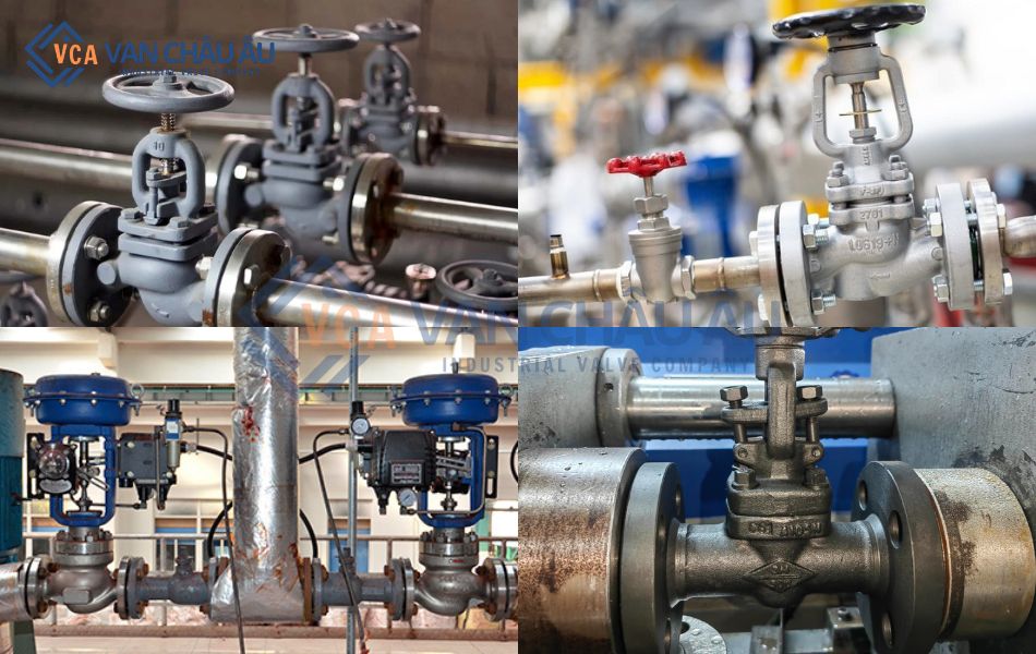 ứng dụng van cầu dn25