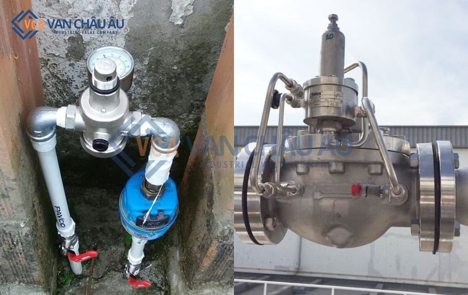 ứng dụng van giảm áp inox