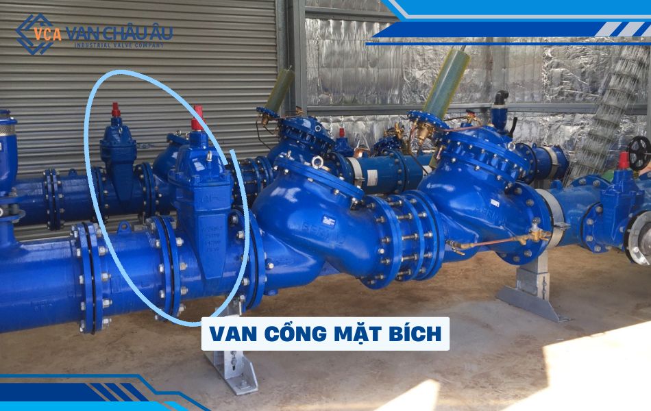 van cổng mặt bích