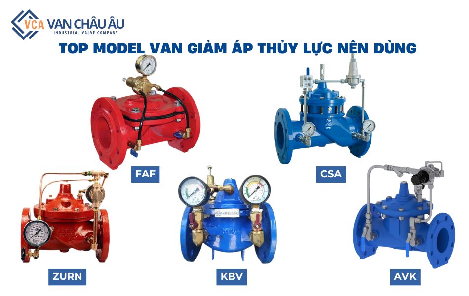 top thương hiệu van giảm áp thủy lực uy tín