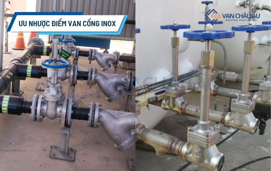 ưu điểm và nhược điểm van cổng inox