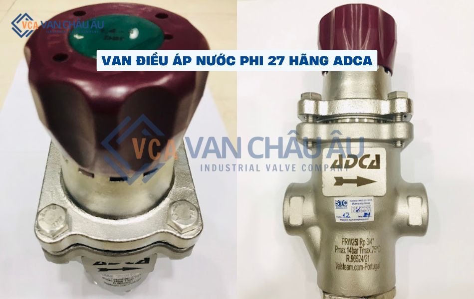 van điều áp nước phi 27 thương hiệu adca