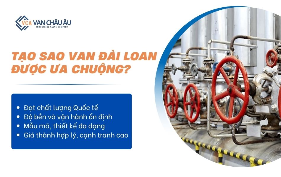 đặc điểm nổi bật van công nghiệp đài loan