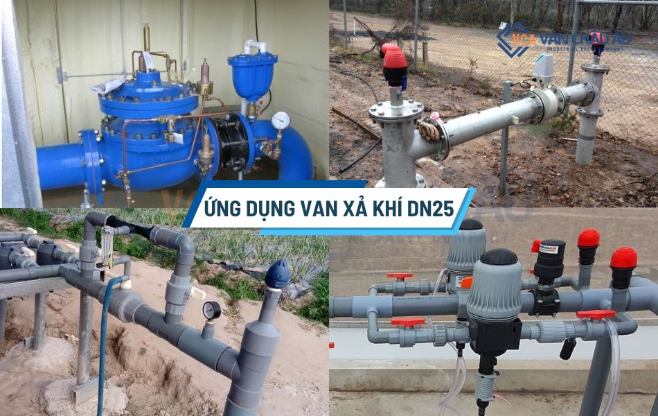 ứng dụng van xả khí dn25