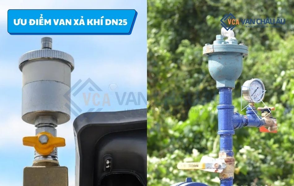 ưu điểm van xả khí dn25