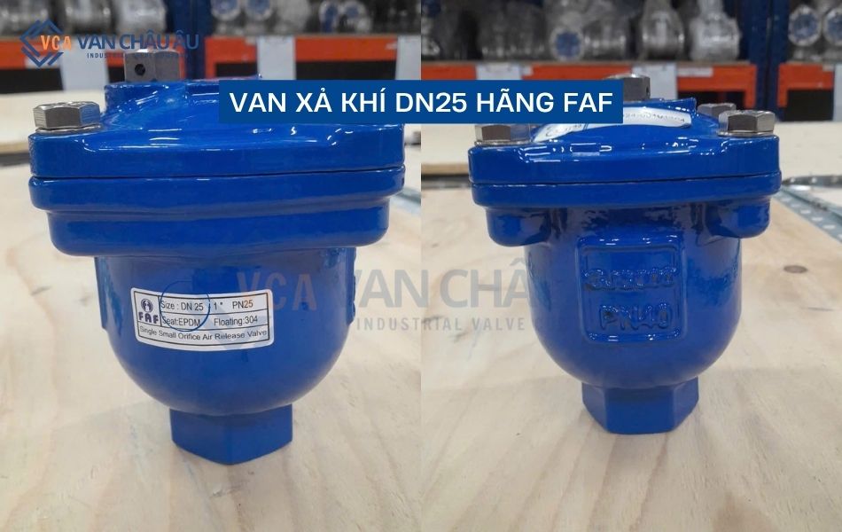 van xả khí dn25 hãng faf