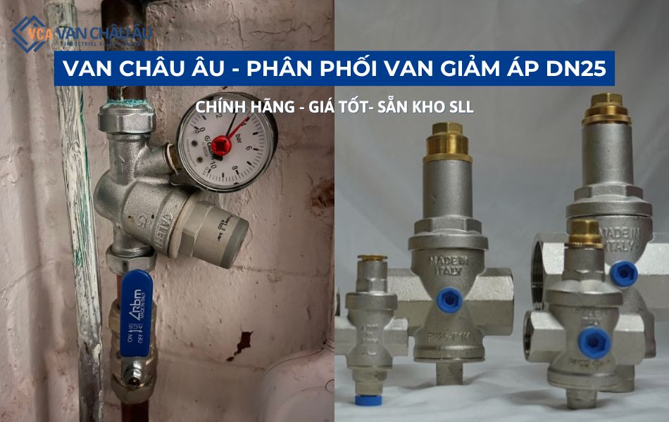 địa chỉ mua van giảm áp nước dn25 chính hãng tại vanchauau